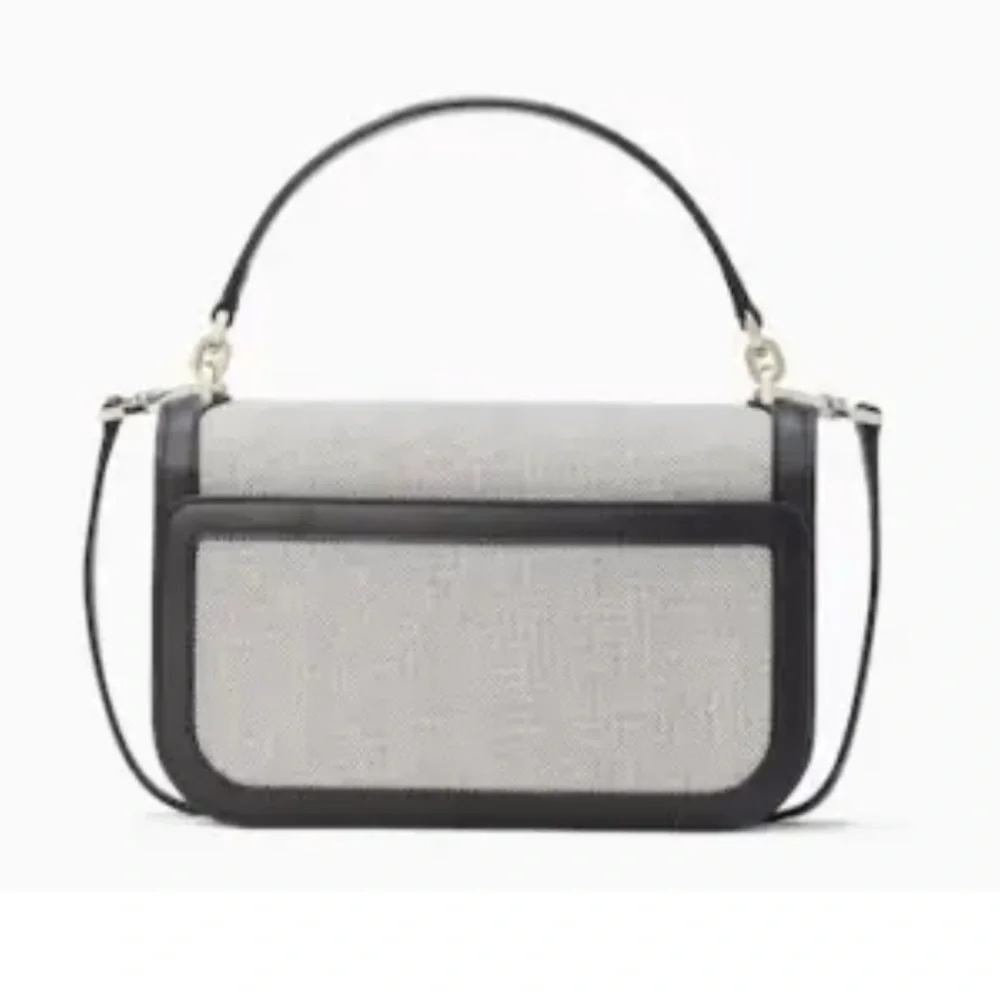 Kate Spade Audrey Embroidered Apples Canvas Flap Crossbody Bag NWT